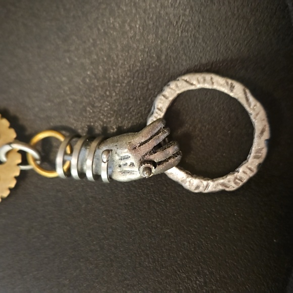 Strong Hand at the Wheel, Gears n Stuff 19" and more Necklace - Picture 2 of 9